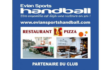 INFO PARTENAIRE : Restaurant LA PIZZA nouveau sponsors du 