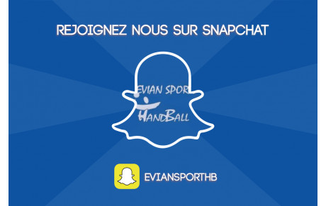 NOUVEAUTÉ : le club est sur SNAPCHAT 