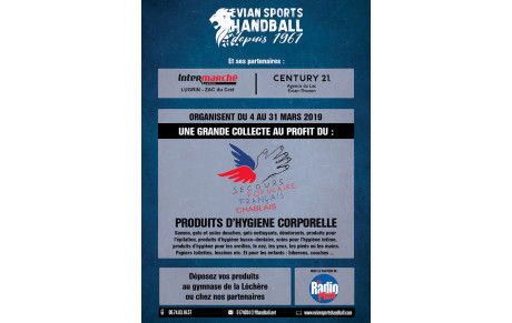 Grande collecte au profit du Secours Populaire Français Chablais 