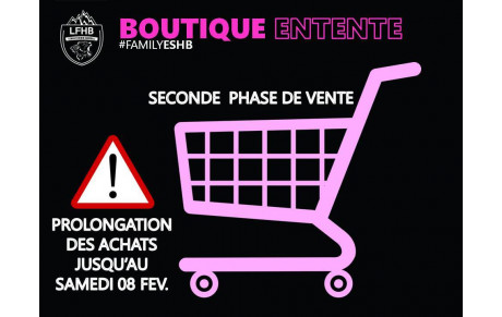 BOUTIQUE LFHB | 3 jours de + pour faire vos achats