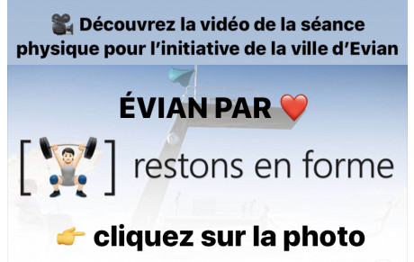 RESTEZ CHEZ VOUS : participation à l'initiative de la Ville d’Evian