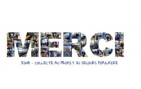 Remerciement : collecte au profit du Secours Populaire 