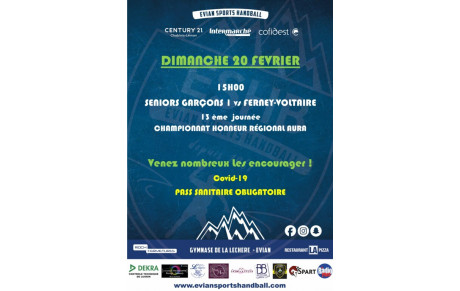 Seniors garçons 1 | Match en retard 