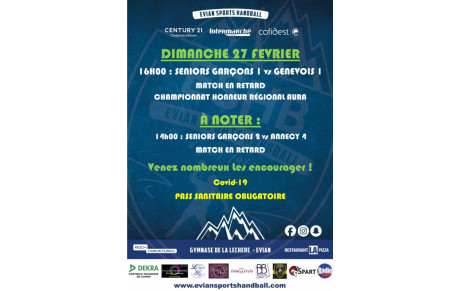 Dimanche 27 février - Matchs en retard 